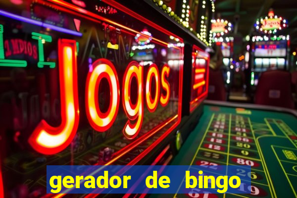 gerador de bingo cha de bebe